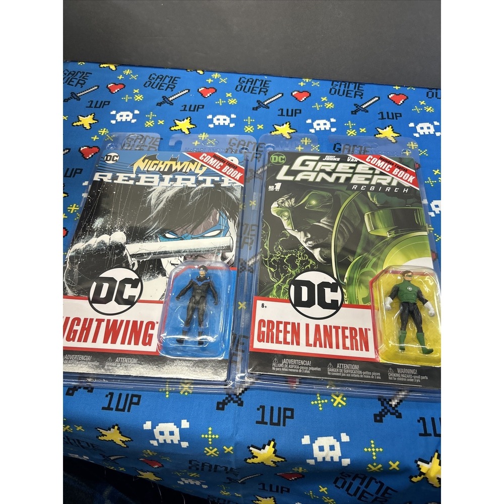 Lot Of 2 Dc Universe Page Pungers Comic / Figures